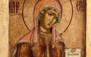 Icon, Virgin of Deesis - Wood - 19th century