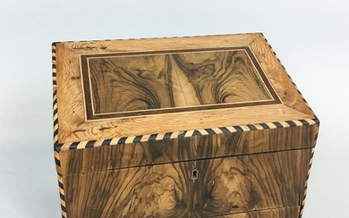 Inlaid Exotic Wood Document Box