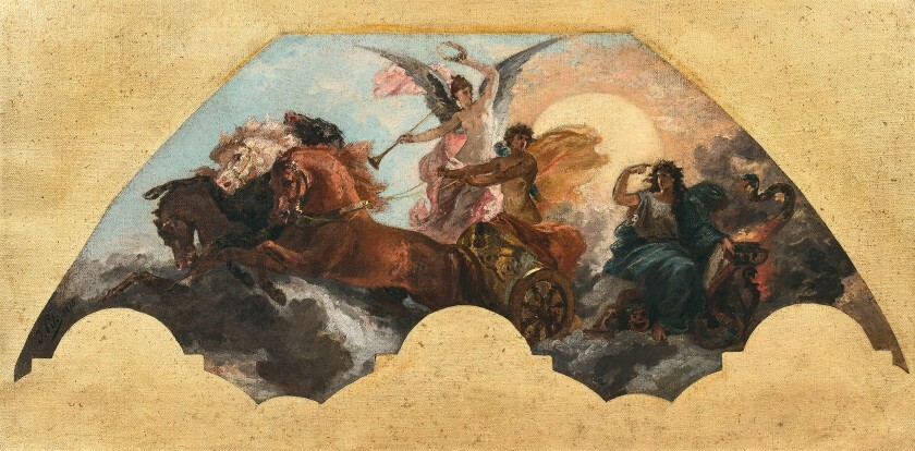 Isidore PILS Paris, 1813 - Douarnenez, 1875 Le triomphe d'Apollon, projet pour le décor de l'opéra Garnier