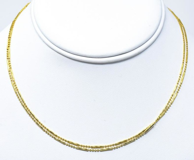 Italian 14kt Yellow Gold Necklace Chain