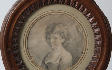 J. BIEDERMANN (1763-1830) "Portrait de jeune... - Lot 27 - Osenat