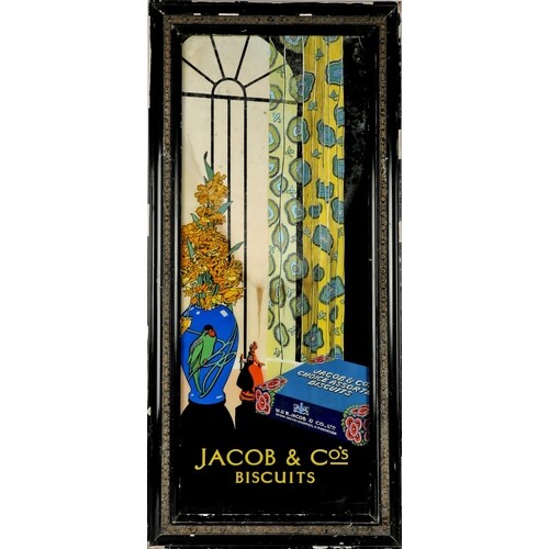 Jacob's Biscuits advertising sign, c.1940s, a box of Jacob &...