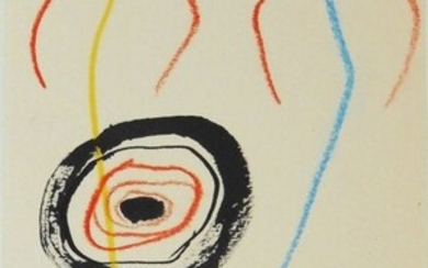 Joan Miro (1893-1983) Mixed Media Drawing
