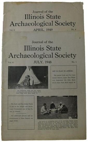 Journals: Two rare Illinois State Archaeological