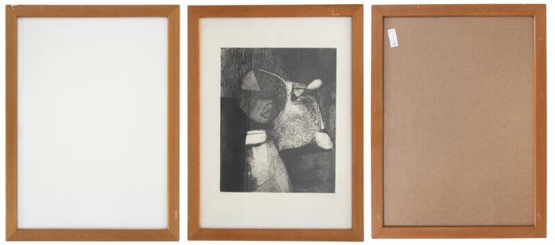 SOLD. Kaare Klint: Three solid Oregon pine frames. Made and marked by Rud. Rasmussen Cabinetmakers, Copenhagen. – Bruun Rasmussen Auctioneers of Fine Art