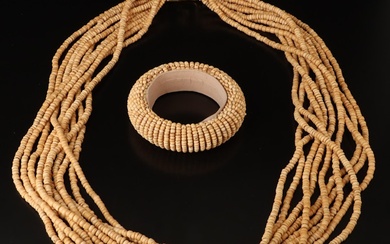 Kenneth Lane Multi-Strand Necklace with Bangle