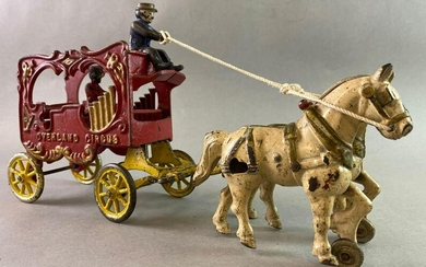 Kenton Cast Iron Overland Circus Calliope Wagon