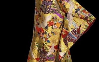 Kimono, Wedding - Silk - exquisite Uchikake Kimono - Japan - Shōwa period (1926-1989)