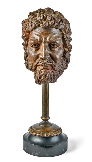 Kopf eines Mannes, Nach römischem Vorbild, wohl 18. Jh.