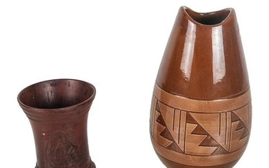 L. Redeik, Other: Two Ceramic Vases
