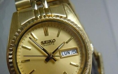 LADY'S SEIKO 7N83-006M PRESIDENT STYLE DAY DATE WATCH