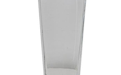 LALIQUE CLEAR AND FROSTED GLASS VASE