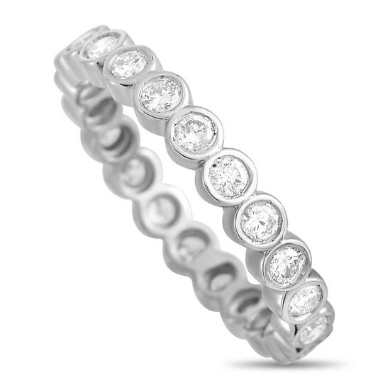 LB Exclusive 14K White Gold 0.85 ct Diamond Band Ring