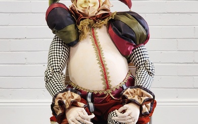 Life sized toy or decor court jester (h:150cm)
