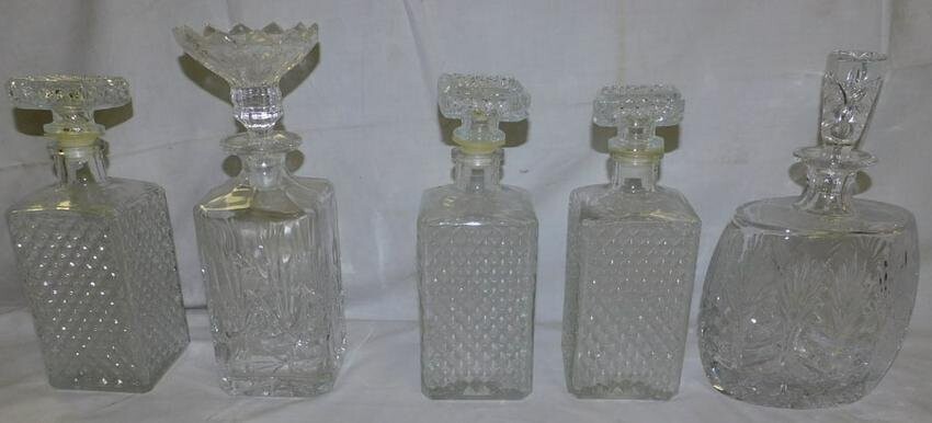 Lot Decanters