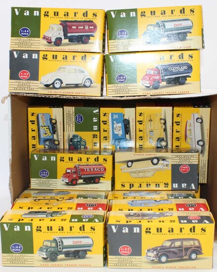 Lot details 35 various boxed as issued Vanguards 1/43rd...