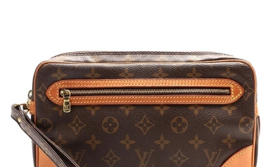 Louis Vuitton Marly Dragonne MM in Monogram Canvas and Vachetta Leather