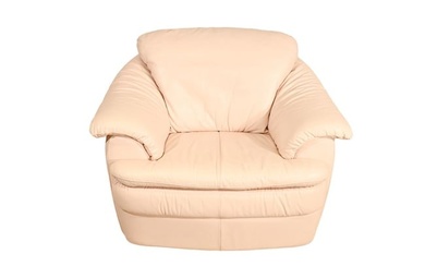 MCM Italian Soft Pink Leather Armchair