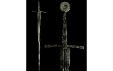 MEDIEVAL IRON SWORD WITH HANDLE