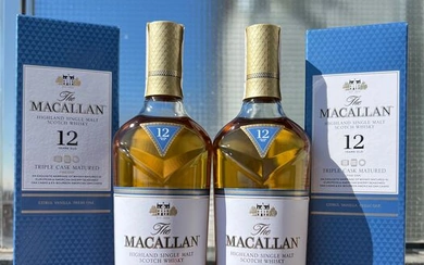 Macallan 12 years old Triple Cask Matured - Original bottling - 700ml - 2 bottles