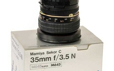 Mamiya-Sekor C F3.5 35mm N Lens no.103607 (in original...
