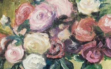 Manner of Renoir: Floral Still Life