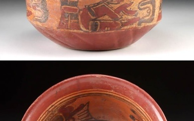 Maya Copador Bowl w/ Scribes & Turkeys