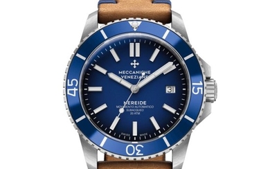 Meccaniche Veneziane - Automatic Diver Watch Nereide 3.0 Cobalto Blue EXTRA Rubber Strap - 1202001 "NO RESERVE PRICE" - Men - BRAND NEW