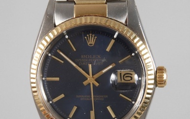 Montre-bracelet pour homme Rolex Modèle Oyster Perpetual Datejust, vers 2000, version en acier/or, avec très...