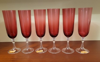 Murano - Nason - Drinking service (6) - Campiello - Glass