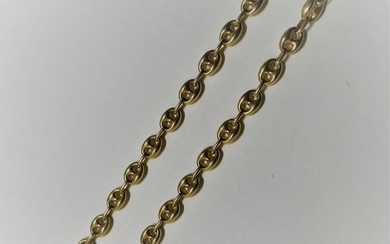 NECK CHAIN in gold (750) with coffee bean...