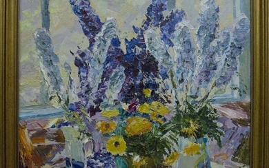 Oil painting Flowers Shapovalov Sergey Gavrilovich