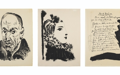 PABLO PICASSO (1881-1973), Vingt Poèmes: three plates