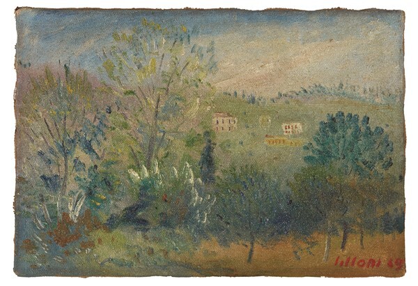 Paesaggio, 1949, UMBERTO LILLONI (Milano, 1898 - 1980)