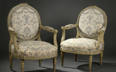 Paire de grands fauteuils de style Louis... - Lot 227 - Daguerre