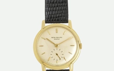Patek Philippe, 'Calatrava' gold wristwatch, Ref. 2484