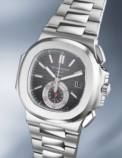 Patek Philippe, Ref. 5980/1A A rare and attractive stainless steel chronograph wristwatch with date and bracelet