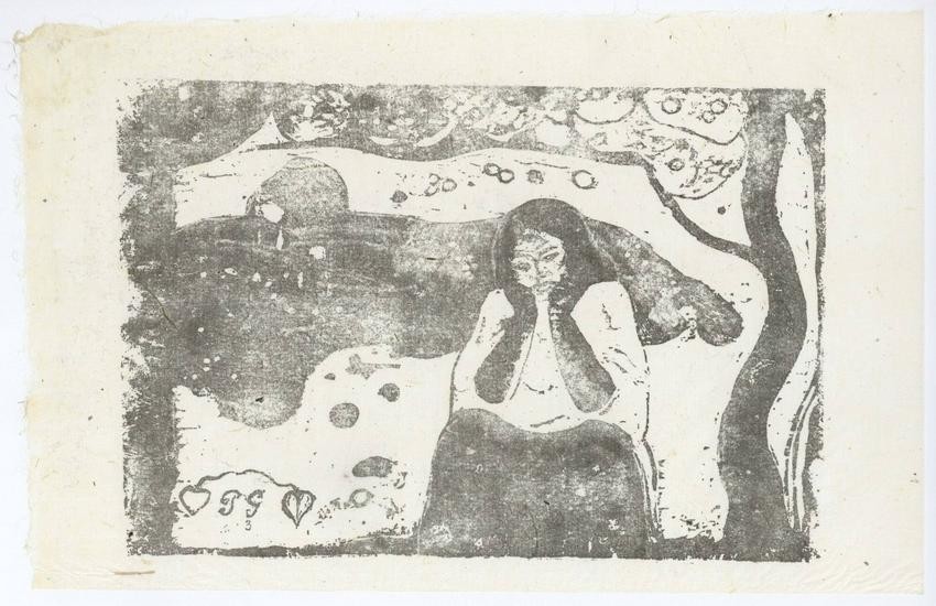 Paul Gauguin Miseres Humaines, souvenir de Bretagne