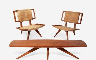Paul László (American, b. Hungary, 1900-1993) Pair of Lounge Chairs, Glenn of California, Arcadia, CA, circa 1950s