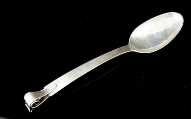 Paval hand wrought sterling spoon - 11"