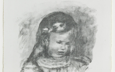 Pierre-Auguste Renoir (French, 1841-1919) La Tête Baissée, from L'Album des...