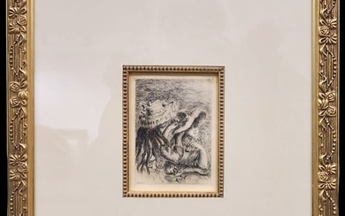 Pierre-Auguste Renoir, Le Chapeau Epingle, Etching