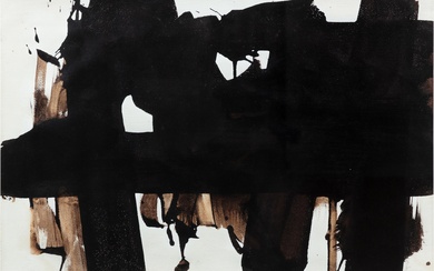 Pierre Soulages Encre de Chine, 36,5 x 53 cm, 1965
