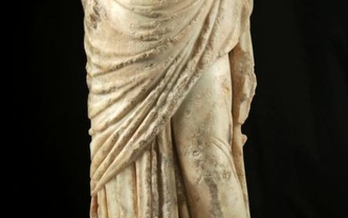 Published Greek Marble - Draped Lower Body of Goddess