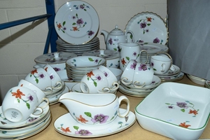 ROYAL WORCESTER 'ASTLEY' DINNERWARES, to include two tureens...