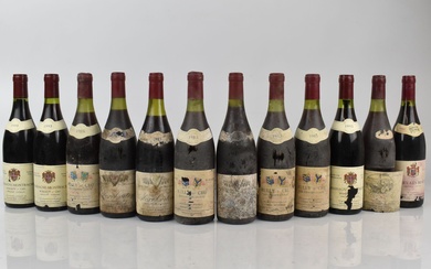 Réunion de 12 bouteilles de Bourgogne Rouge... - Lot 227 - Alexandre Landre Beaune
