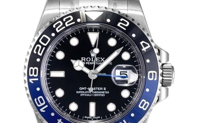 Rolex GMT-Master II 116710BLNR - GMT Master II Stainless Steel Automatic Black Dial Men's Watch