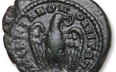 Roman Empire (Provincial). Diadumenian (AD 217-218). AE 18 (assarion) Moesia, Marcianopolis - Eagle reverse