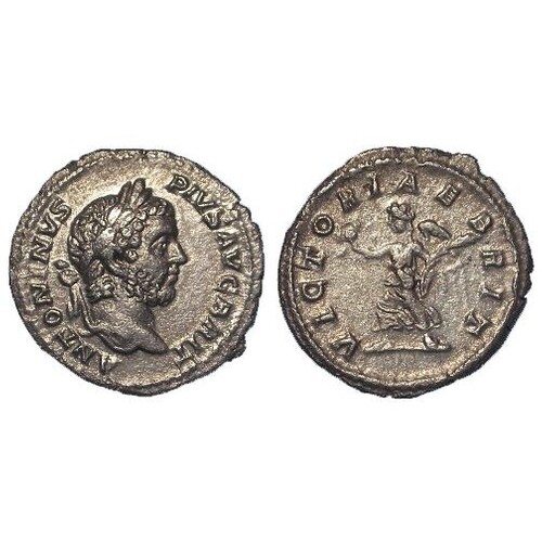 Roman Imperial, Caracalla (198-217 AD) AR Denarius, Rome min...