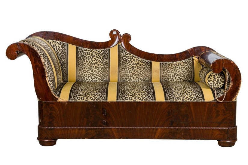 Rosewood daybed France, 19th century